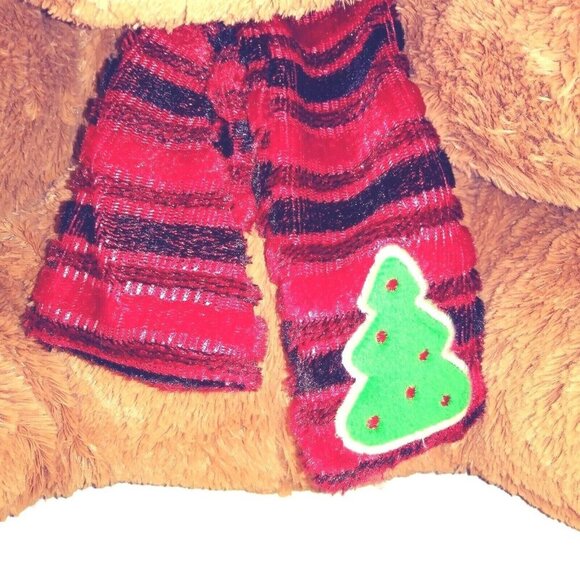 Kellytoy Christmas Reindeer Moose 24″ Tree Scarf 2011 Stuffed Plush Animal - Picture 5 of 8